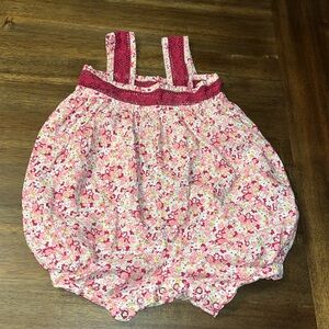 Jacadi one piece romper size 18m floral